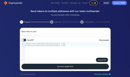 Cryptosender.io image