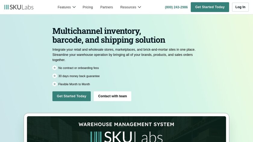 SKULabs Landing Page