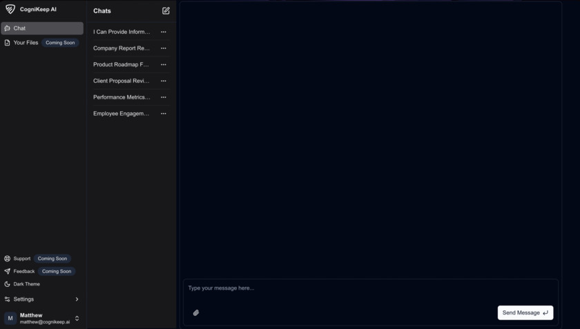 Cognikeep.ai Landing Page