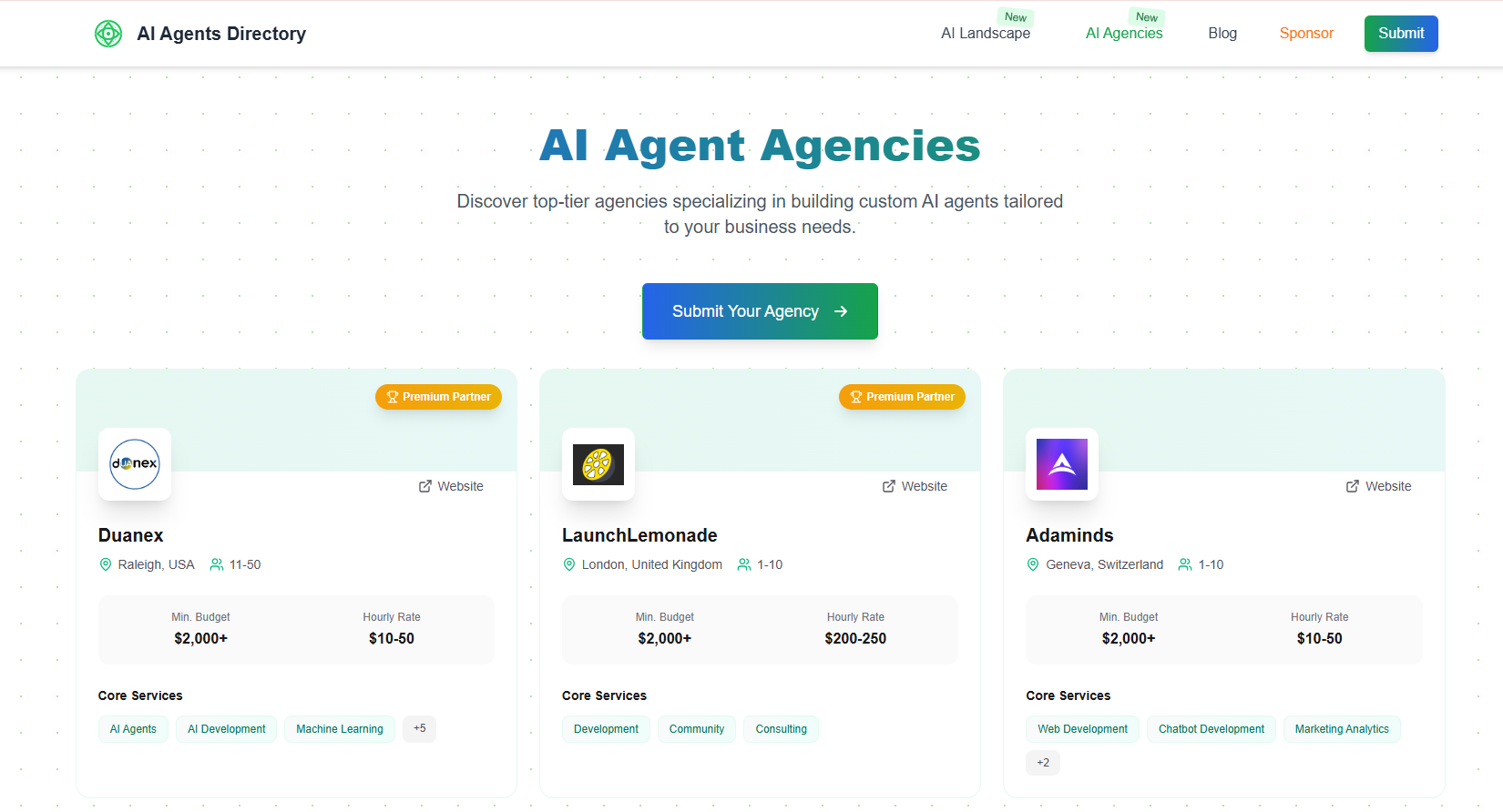 AI Agents Directory 