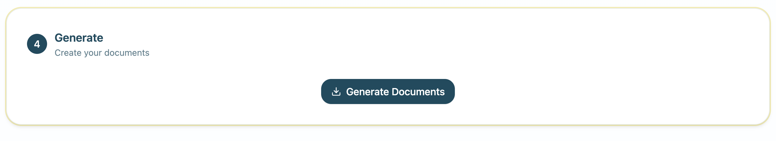 Bulk Document Generator GeneratDocument_Step4