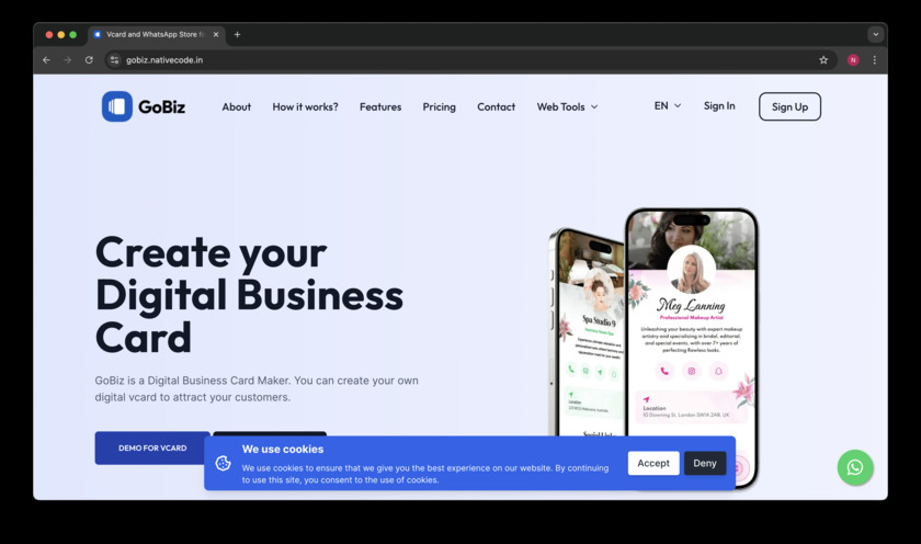 NativeCode Landing Page