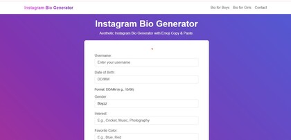 InstaBioGenerator.net image