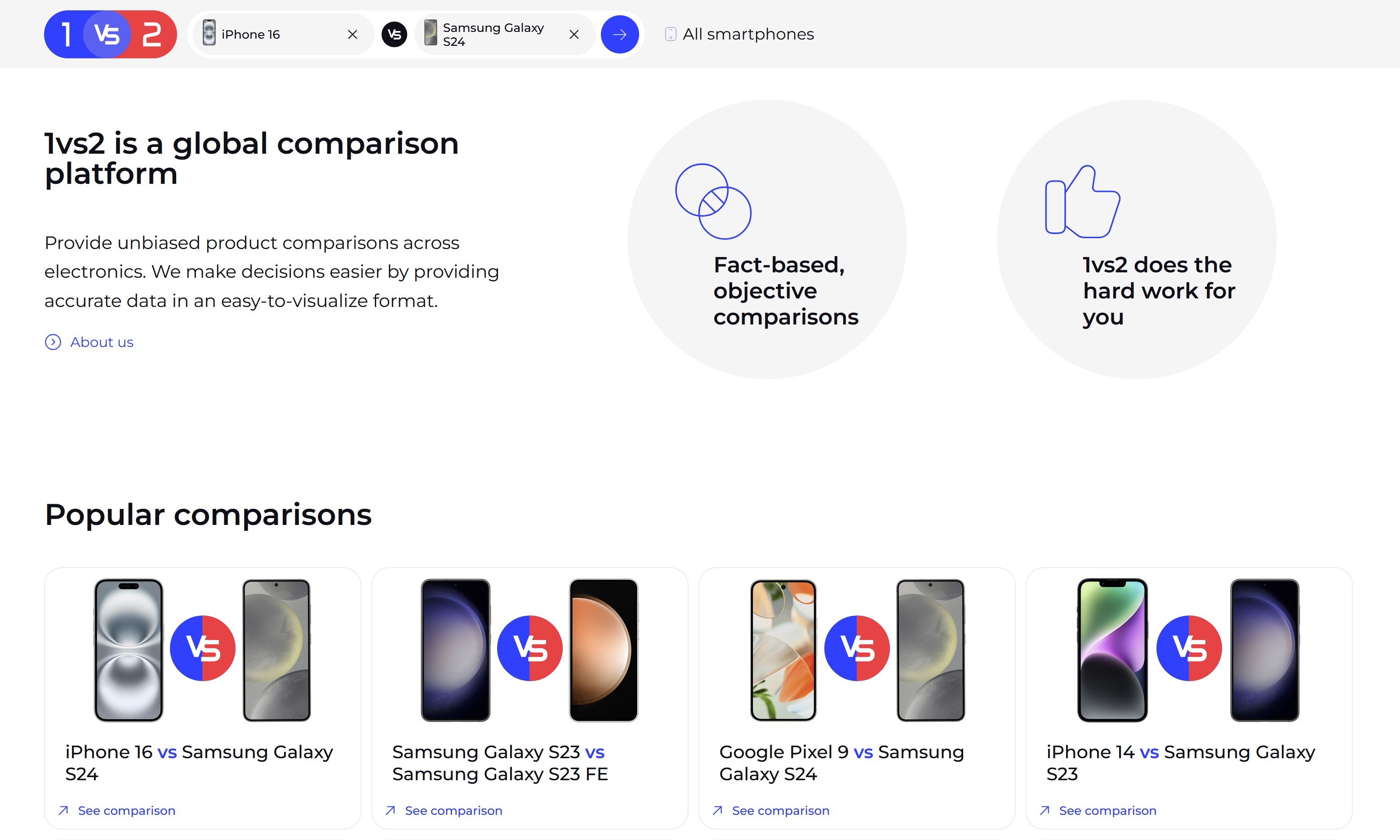 1vs2 1vs2.com main page