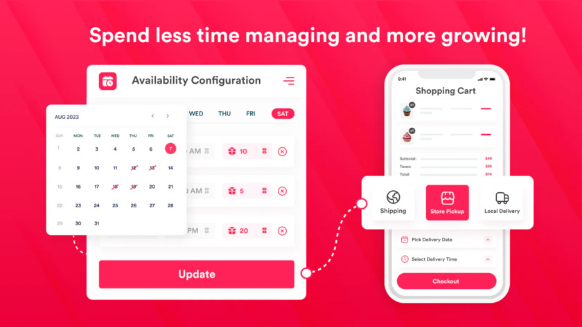 Bird Pickup & Delivery Date Landing Page