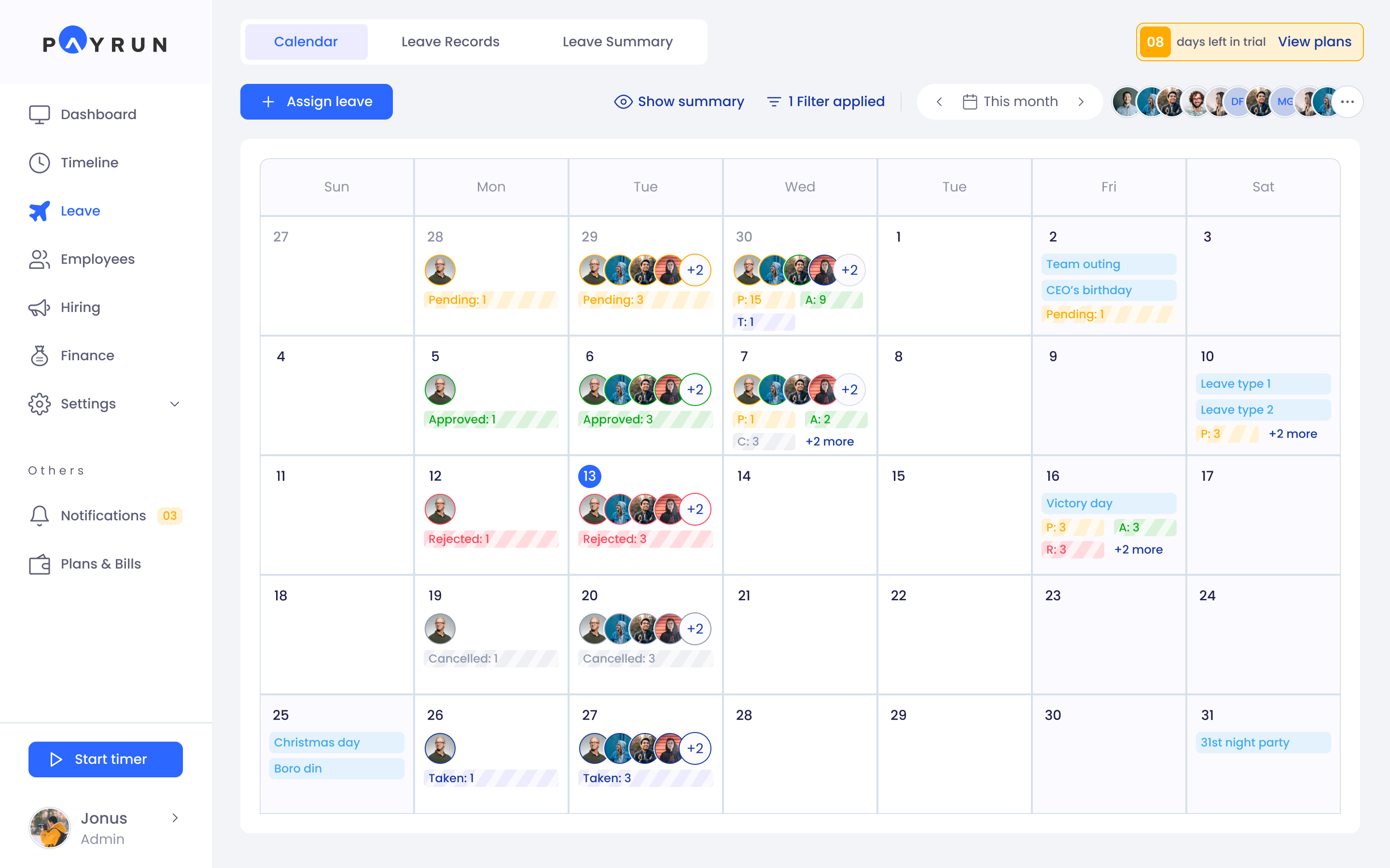 PayRun.app Leave Management System