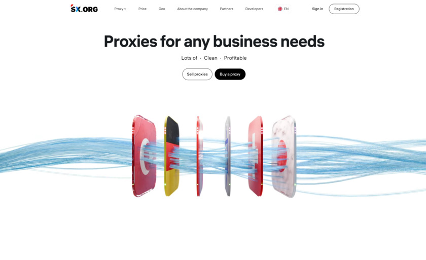 SX.ORG Landing Page