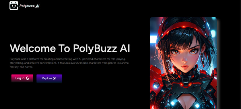 Polybuzz AI Landing Page