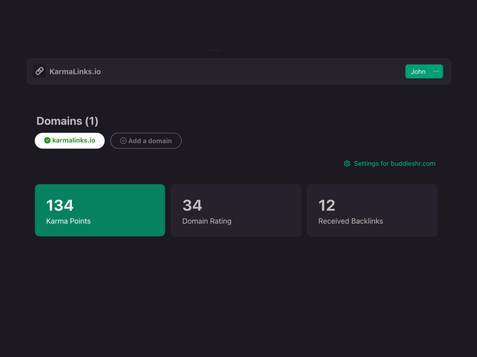 KarmaLinks.io KarmaLinks Demo