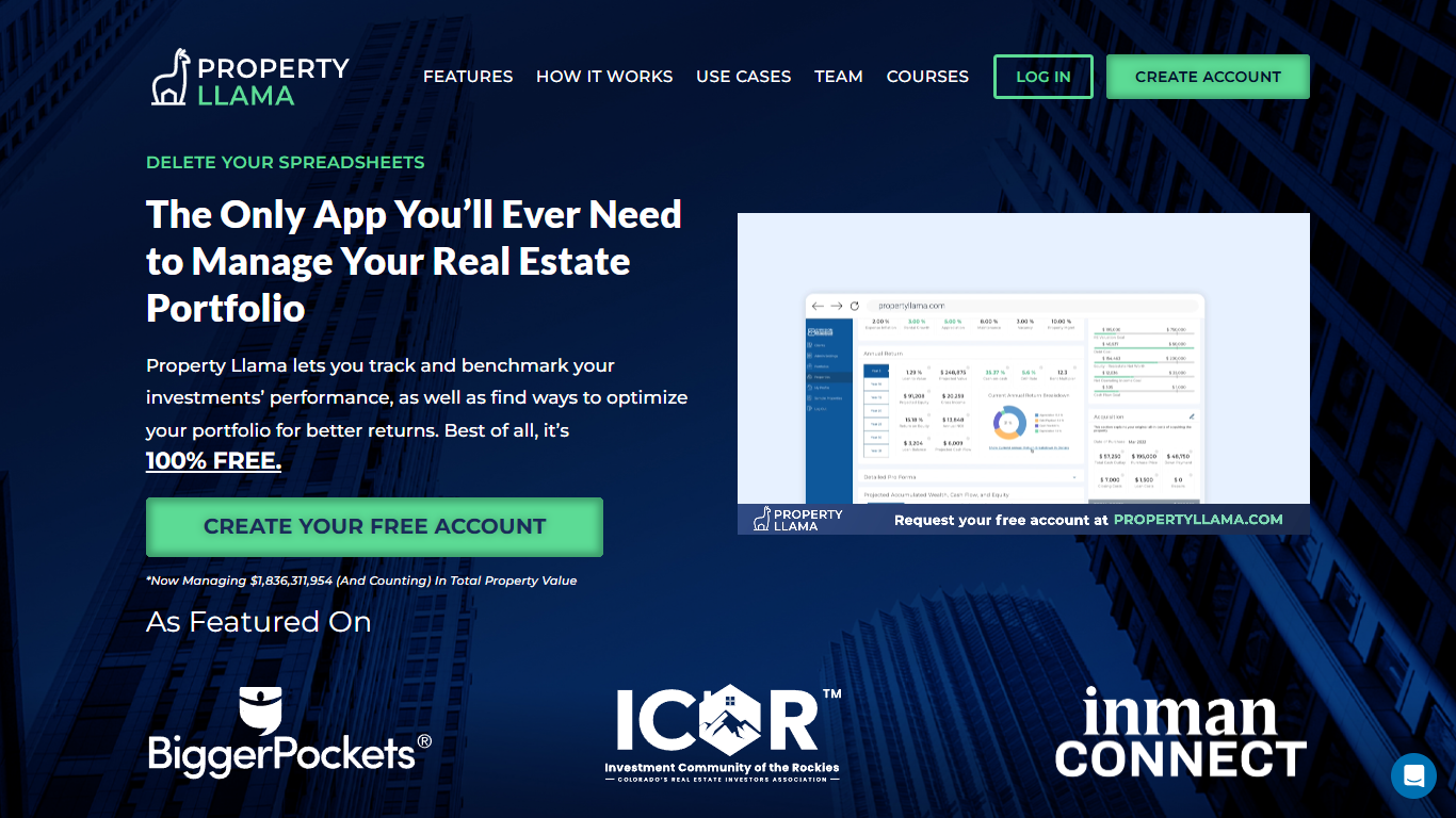 Property Llama Website