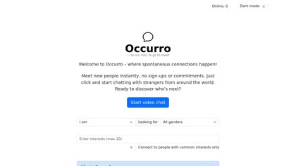 Occurro App image