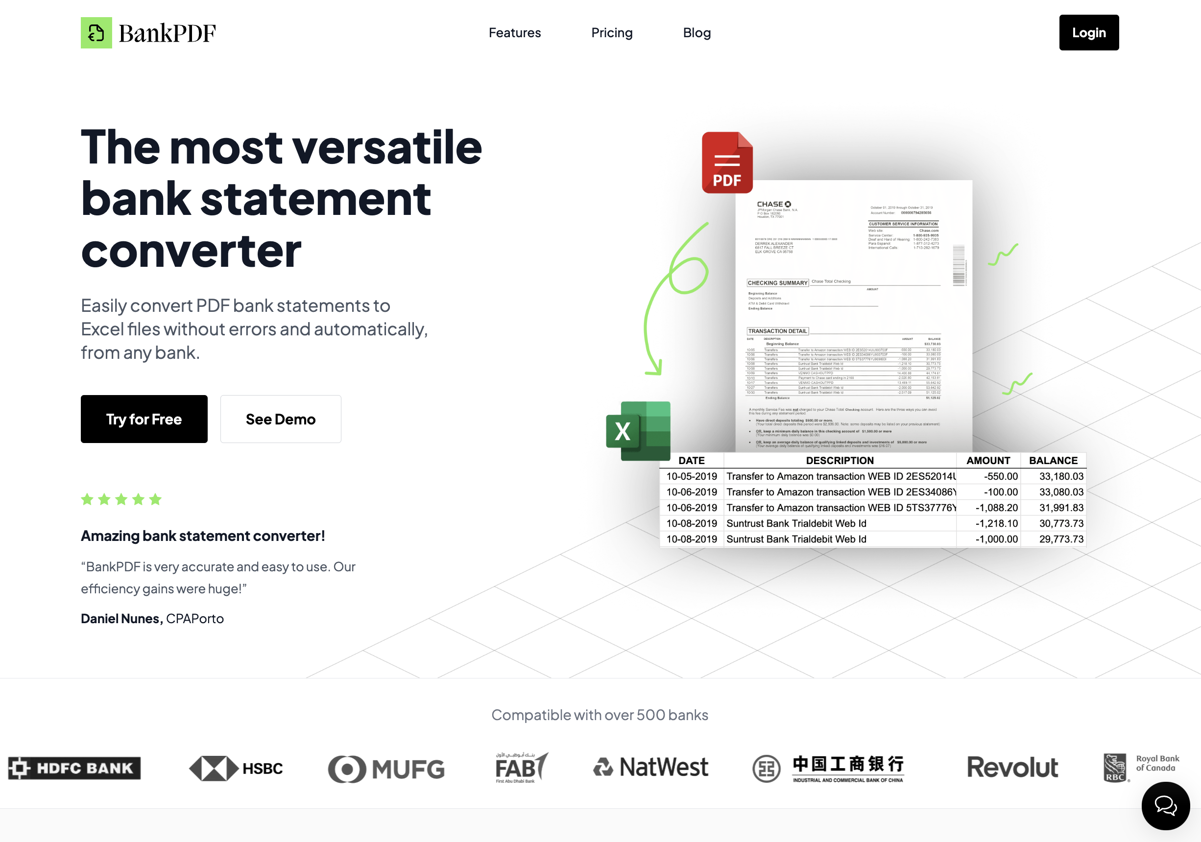 BankPDF Homepage