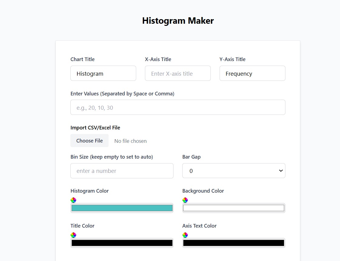 HistogramMaker.net 