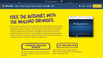 Mullvad Browser screenshot