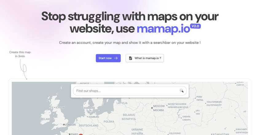 mamap.io Homepage