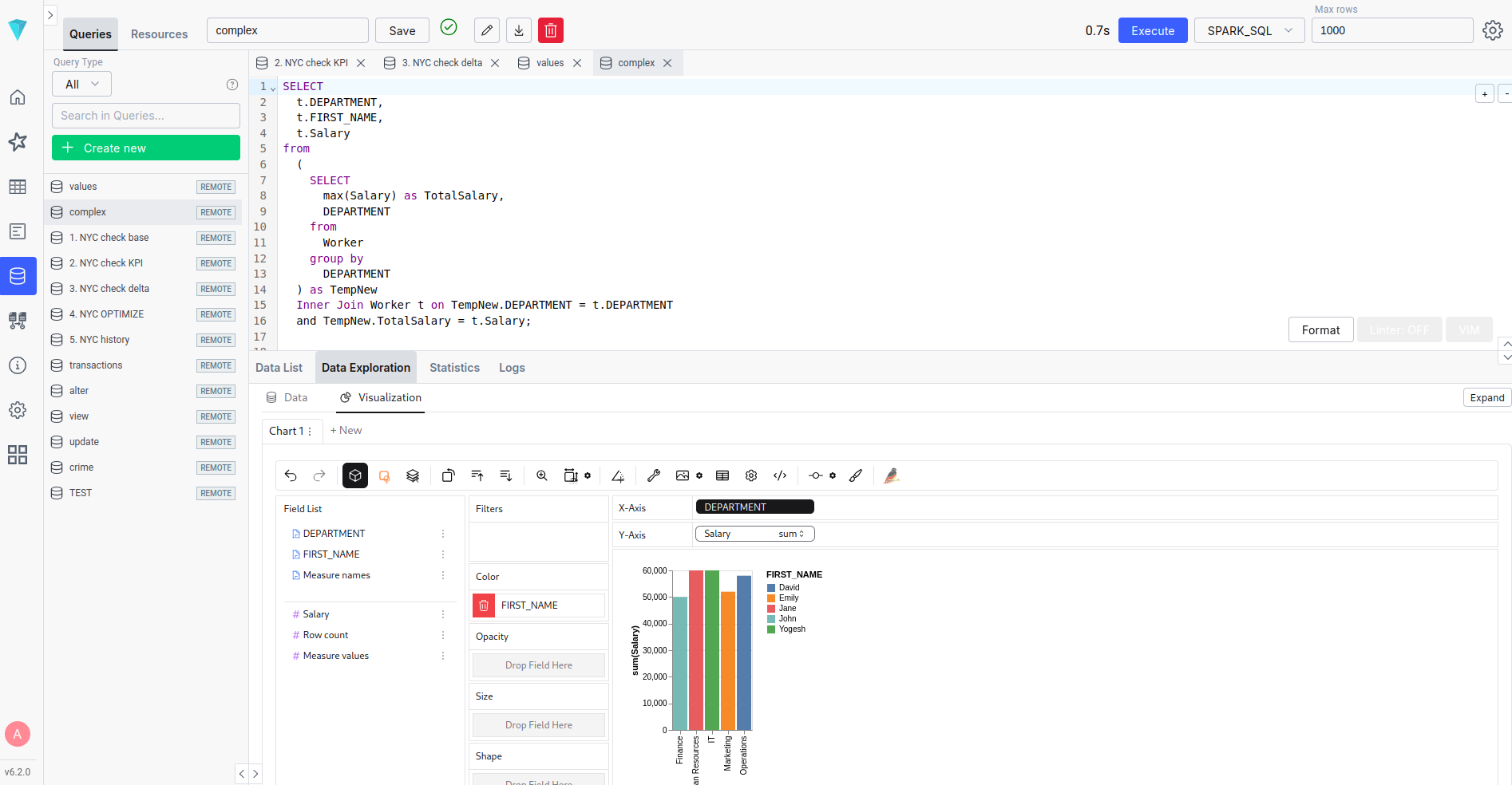 Ilum Ilum sql editor