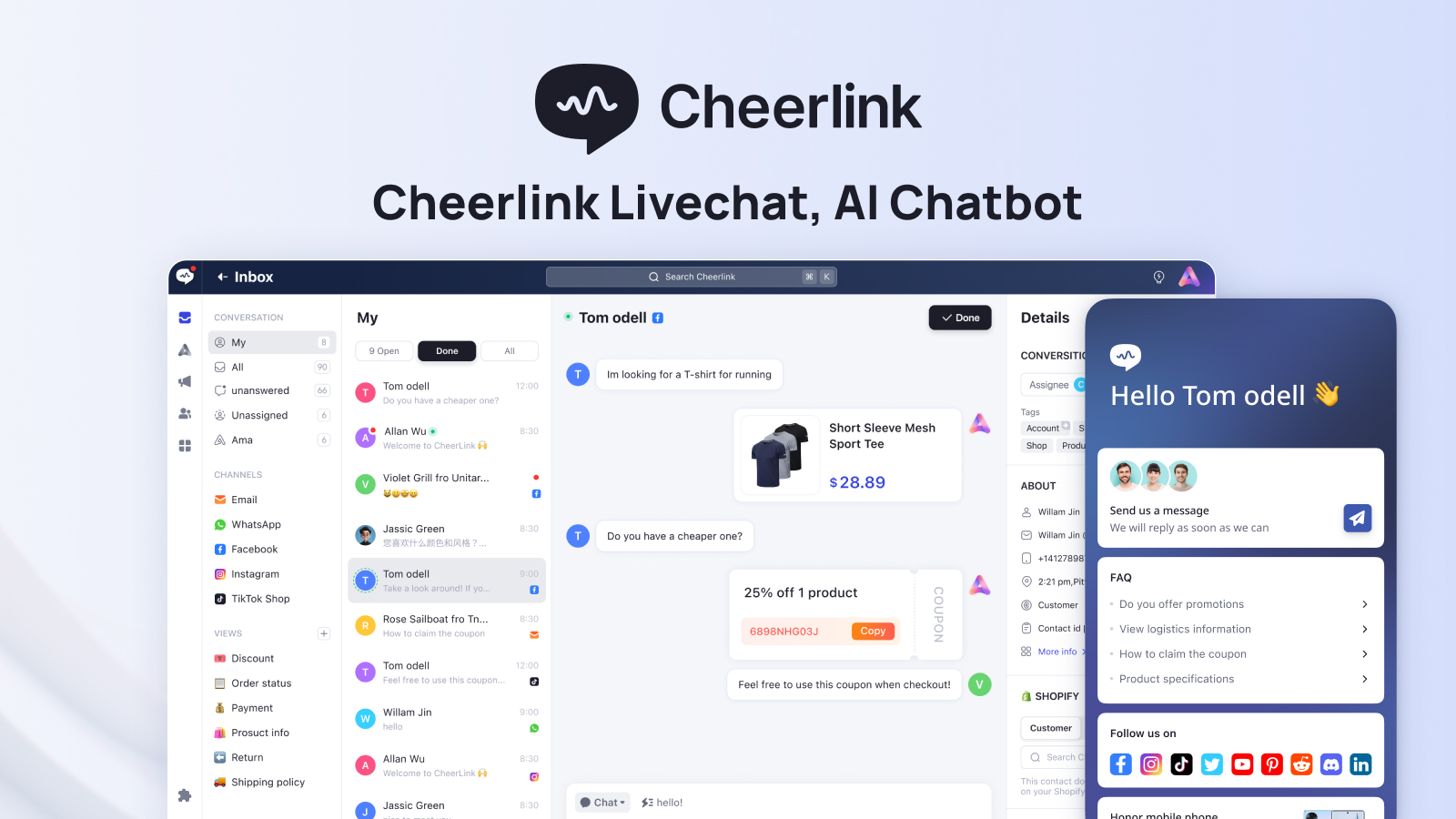 Cheerlink.app main