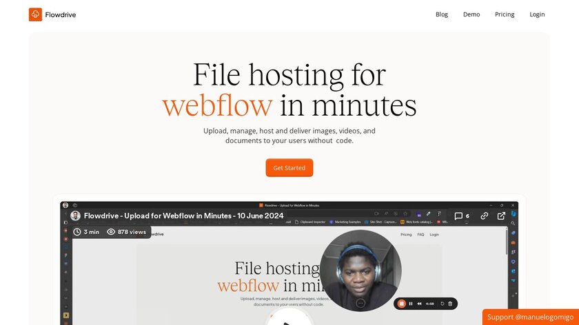 Flowdrive Landing Page