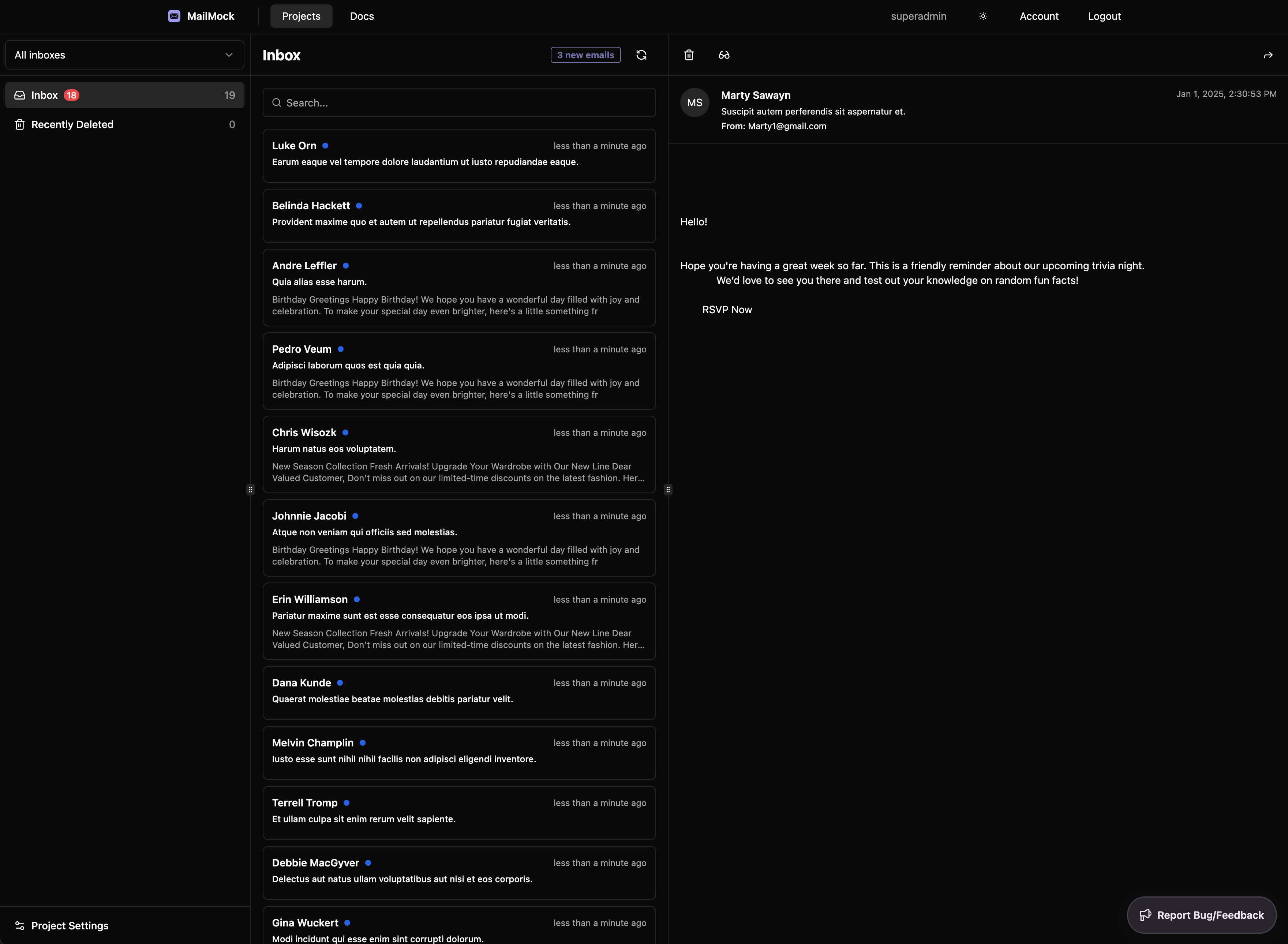 MailMock.dev Inbox