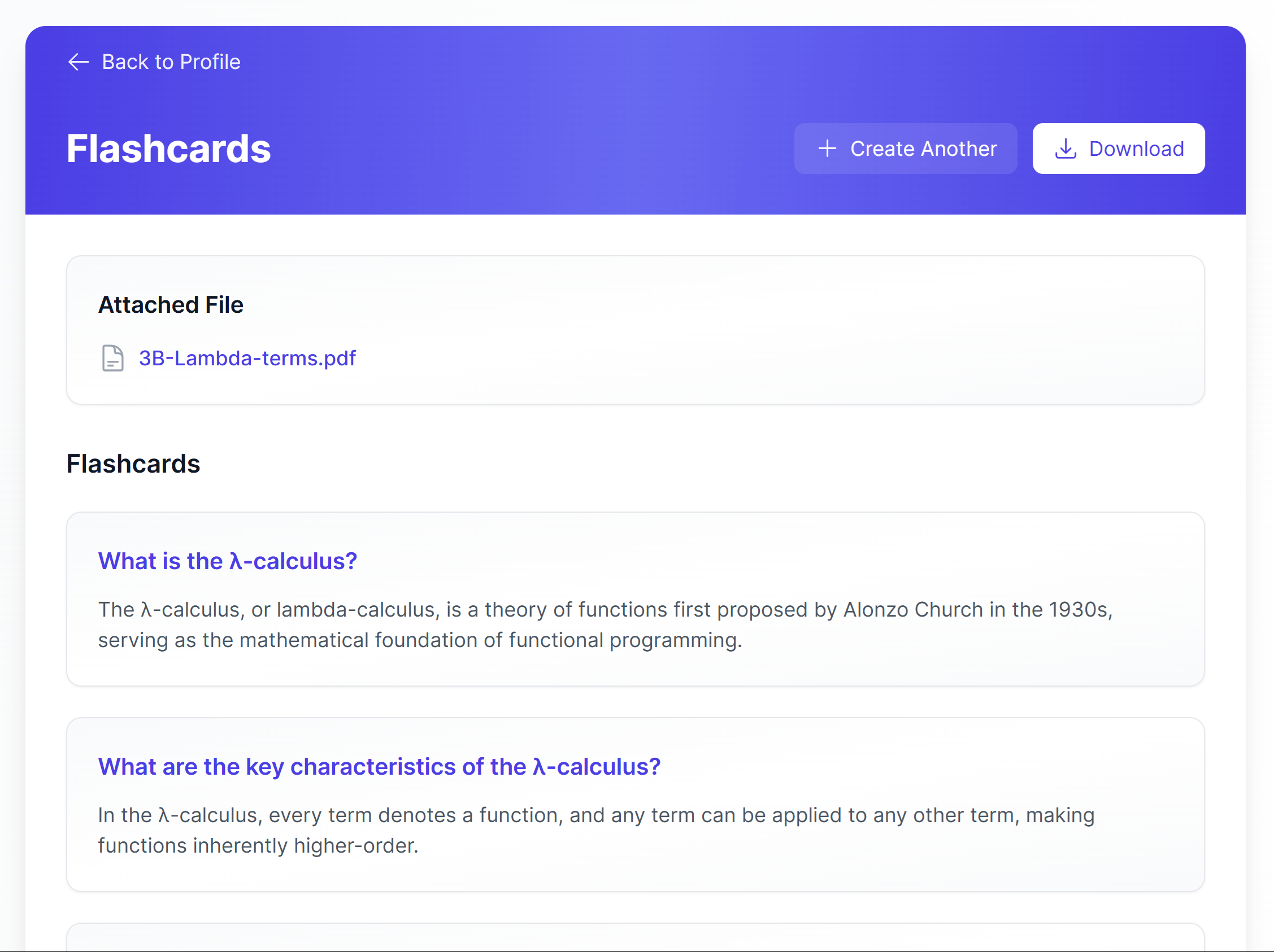 StudyCards Ai Flashcards