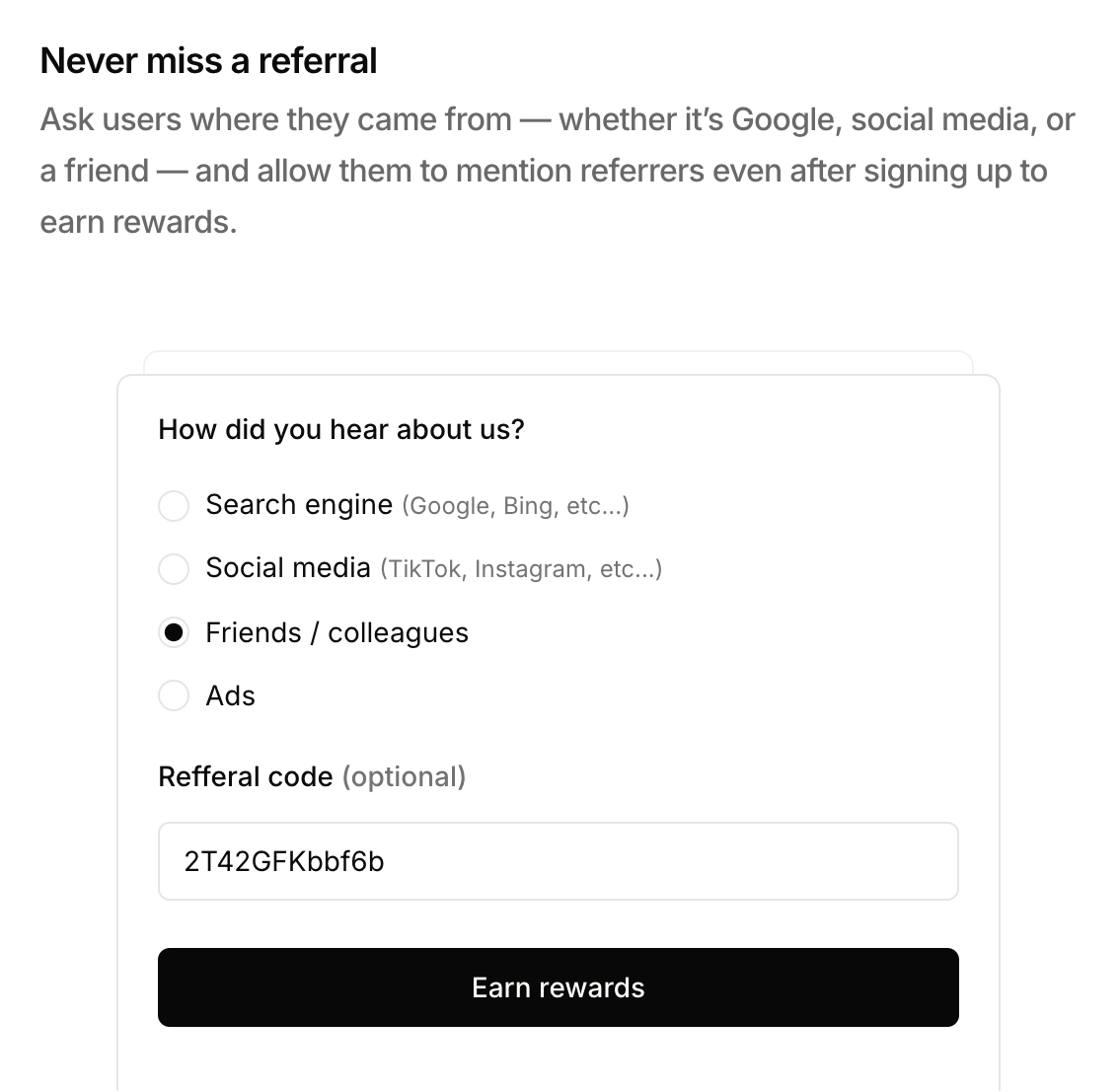 Reward Plugin Welcome new users