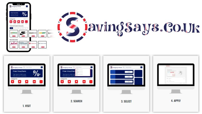 Saving Says UK Landing Page Saving Says UK Landing Page