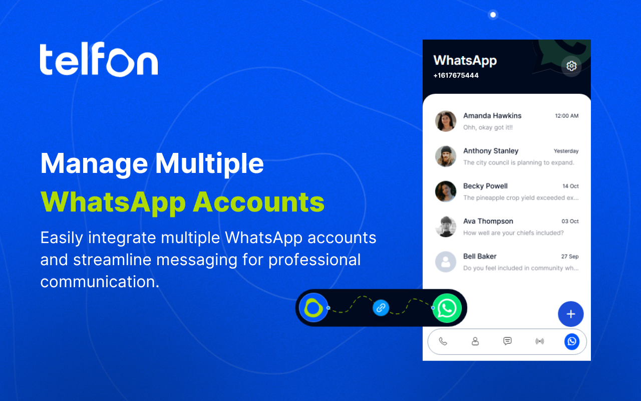 Telfon Whats'App Integration