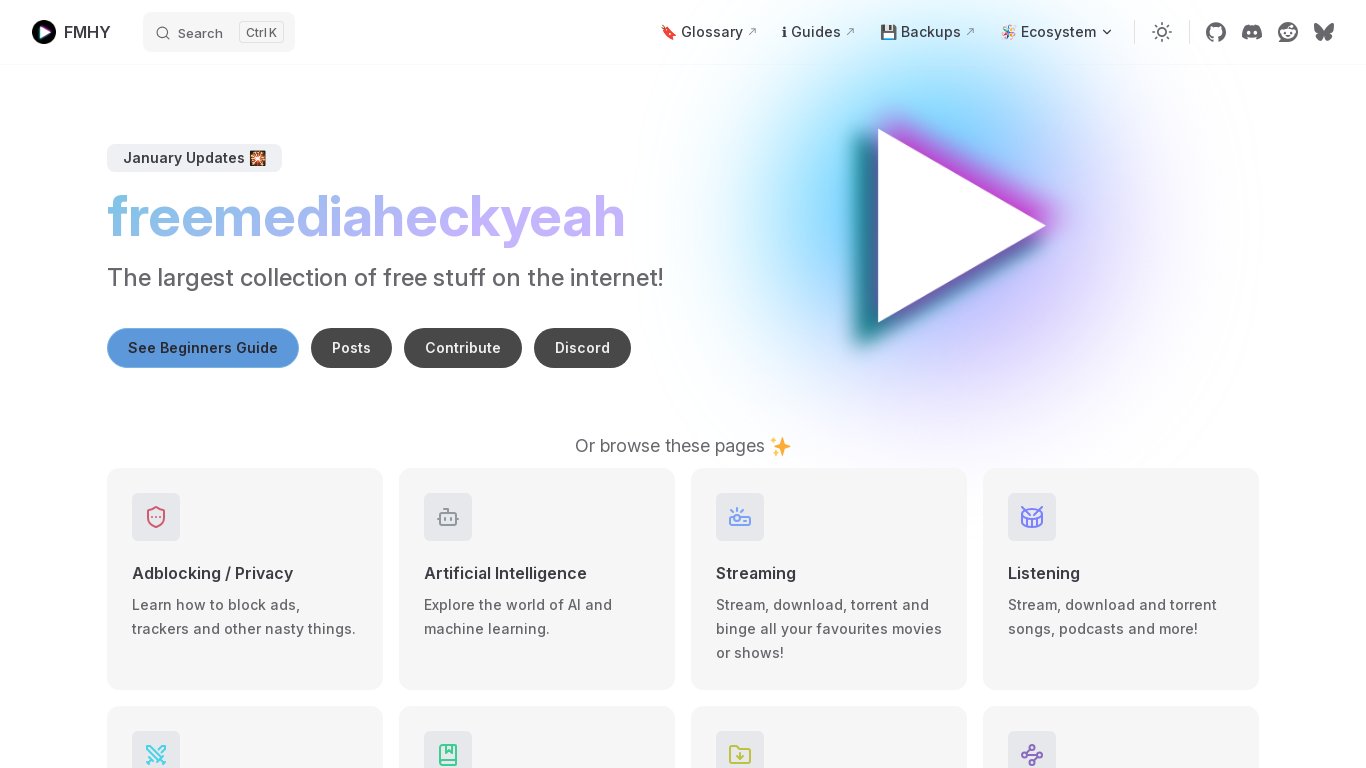 FMHY Landing page