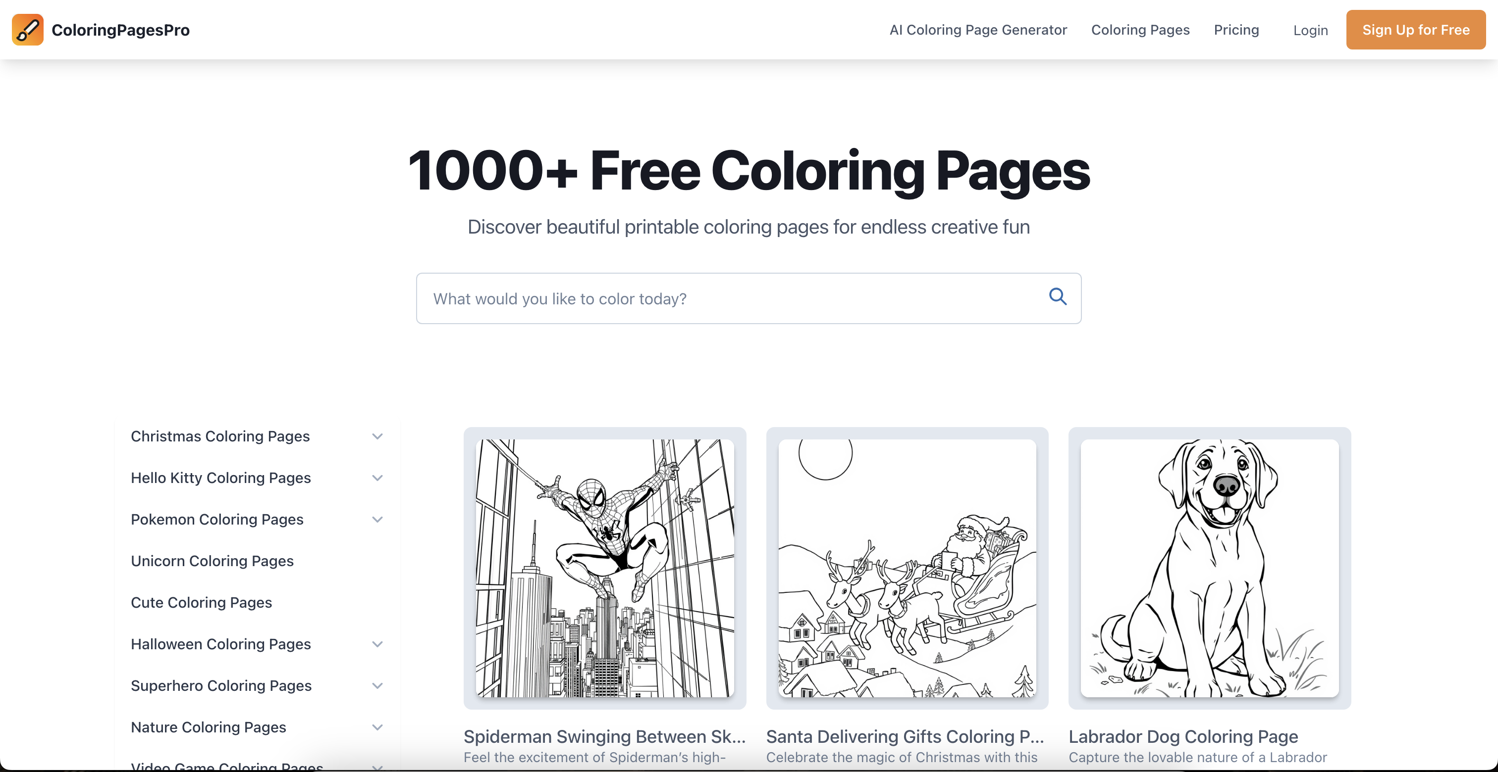 ColoringPagesPro Coloring Pages Gallery