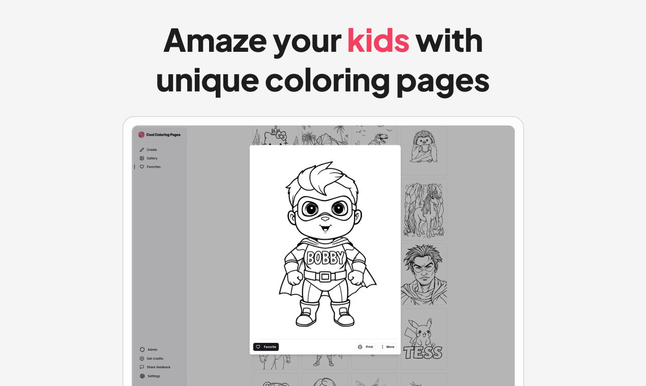 Cool Coloring Pages AI Coloring Pages Generator