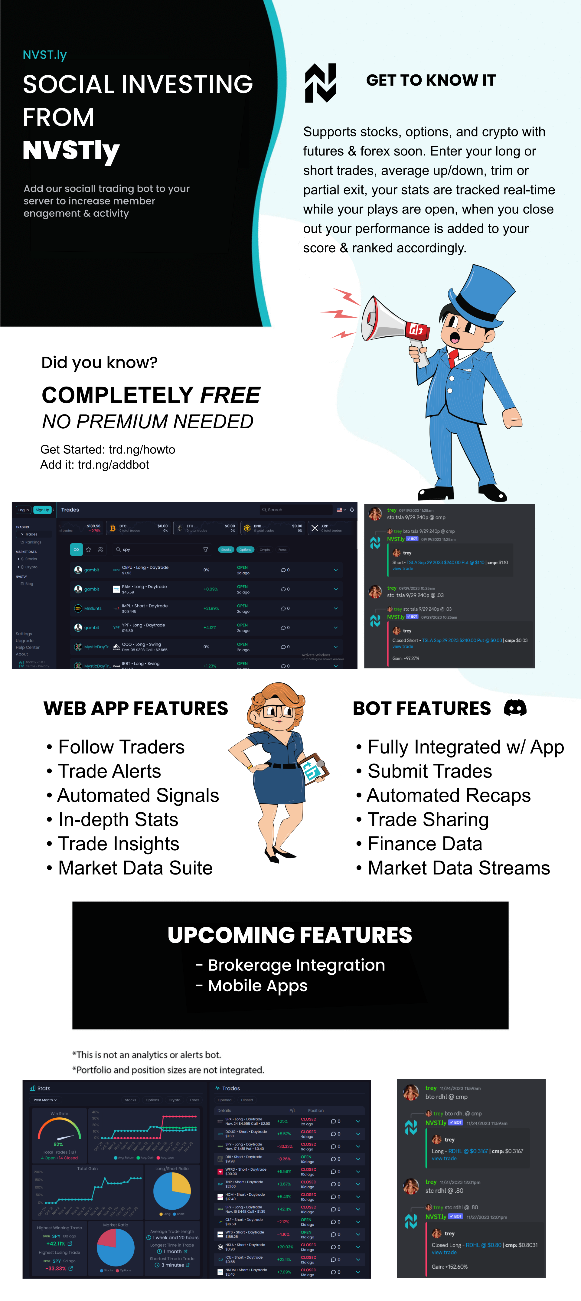NVSTly Discord Bot & App Flyer