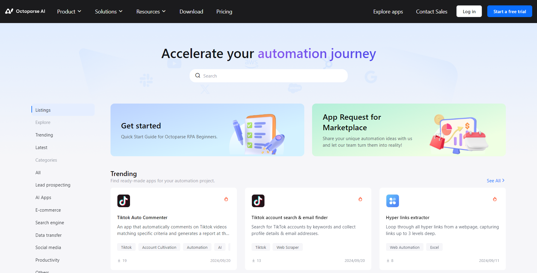 Octoparse AI octoparse AI appstore