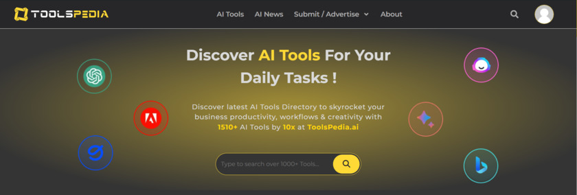 ToolsPedia.ai Navigate the World’s Largest AI Tools Directory - ToolsPedia