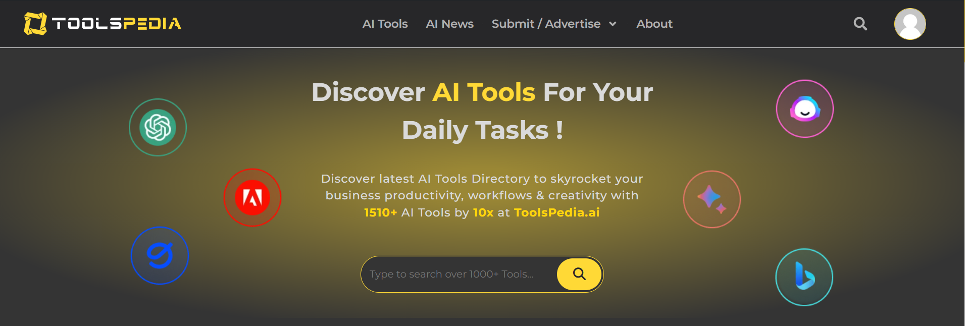 ToolsPedia.ai Navigate the World’s Largest AI Tools Directory - ToolsPedia
