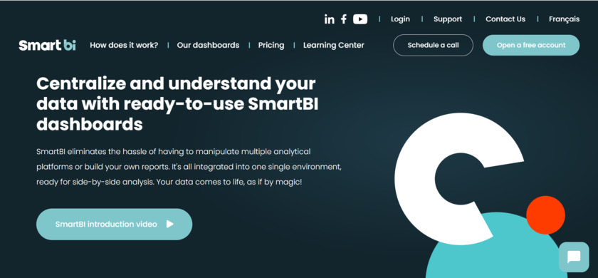 SmartBi Landing Page