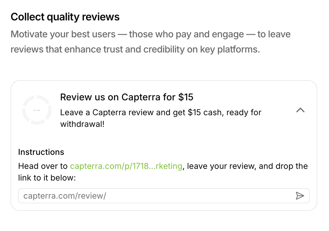 Reward Plugin Get more reviews