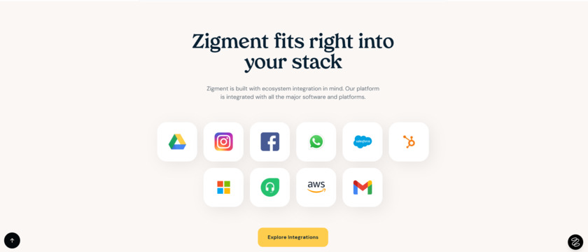 Zigment.ai Landing Page