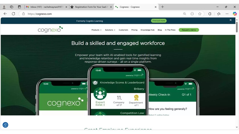 Cognexo Landing Page Cognexo Landing Page