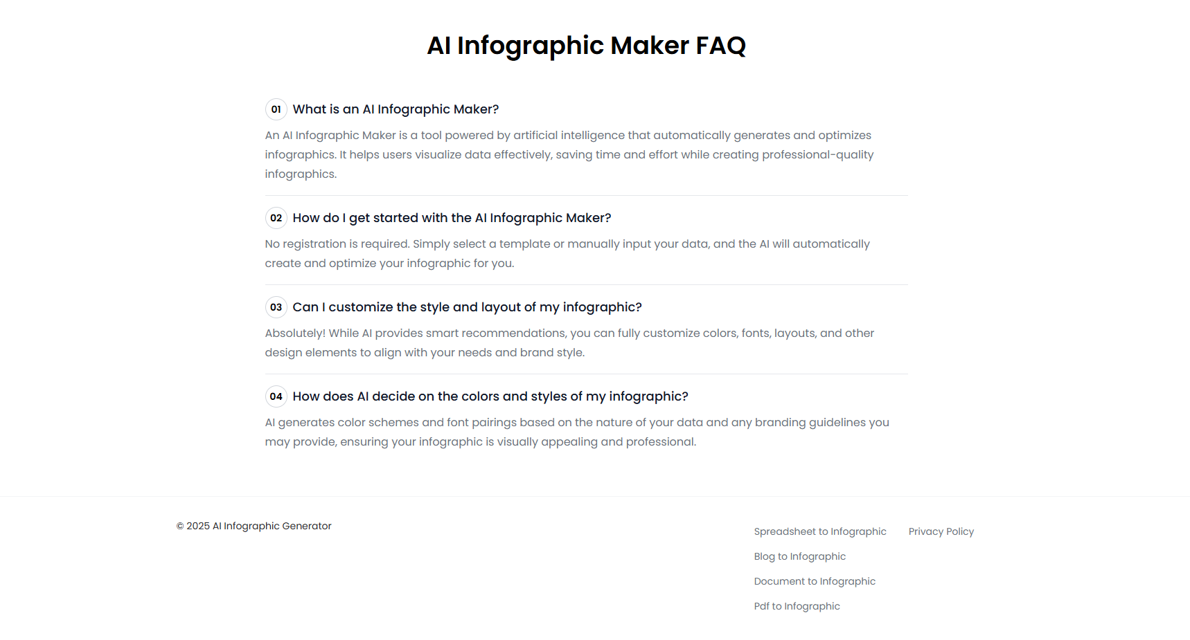 InfographAI.net Create Stunning Infographics with Free AI Maker