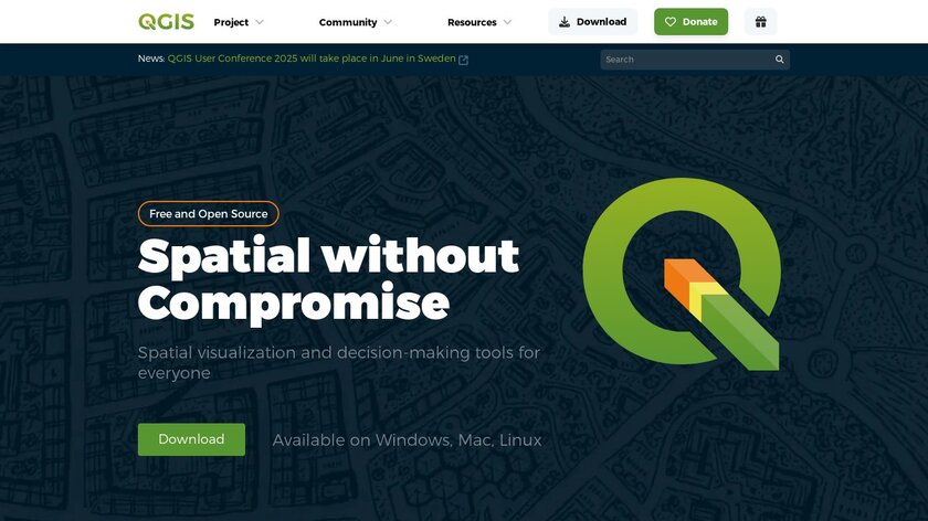 QGIS Landing Page