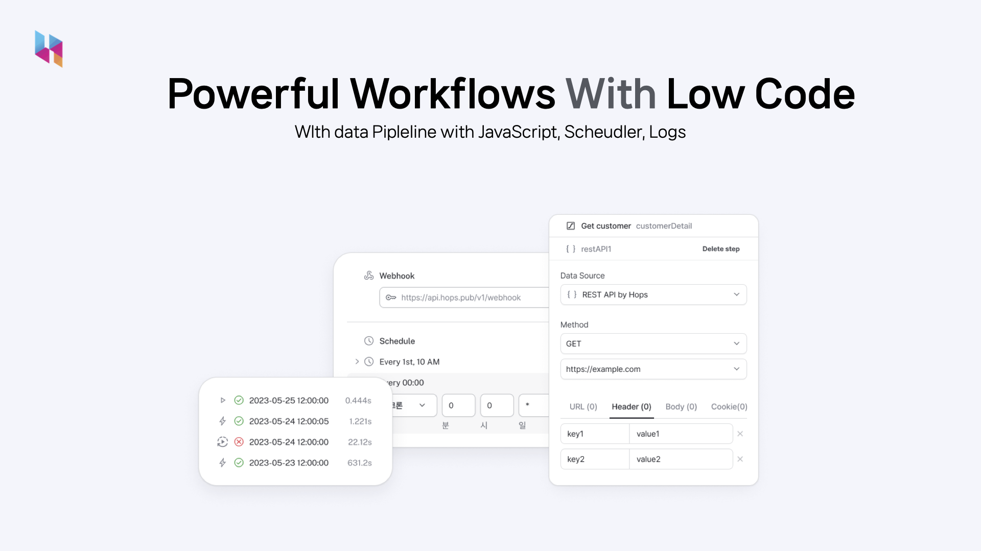 Hops Powerful workflow with Low code