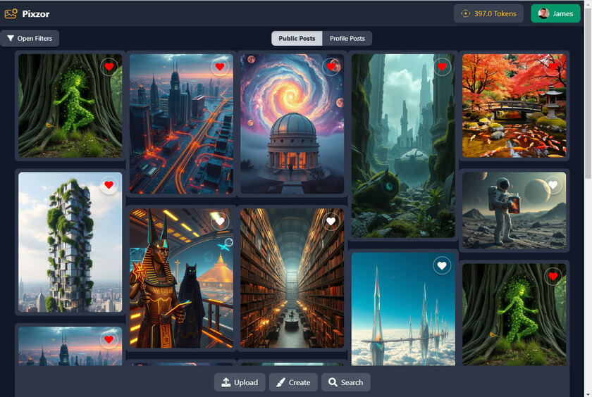 Pixzor Landing Page Pixzor Landing Page
