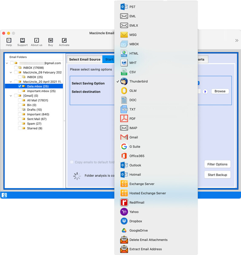 MacUncle Email Backup Wizard Landing Page