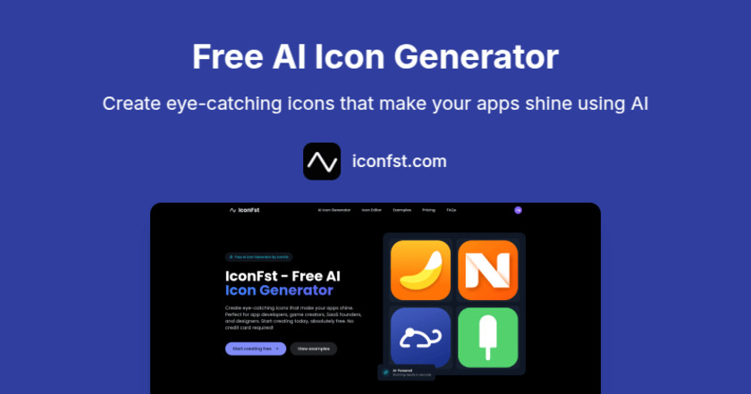 IconFst Landing Page