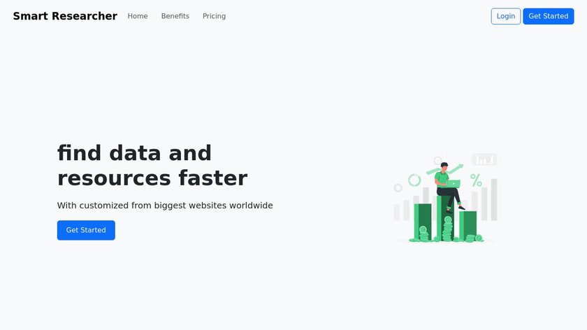 Smart Researcher Landing Page