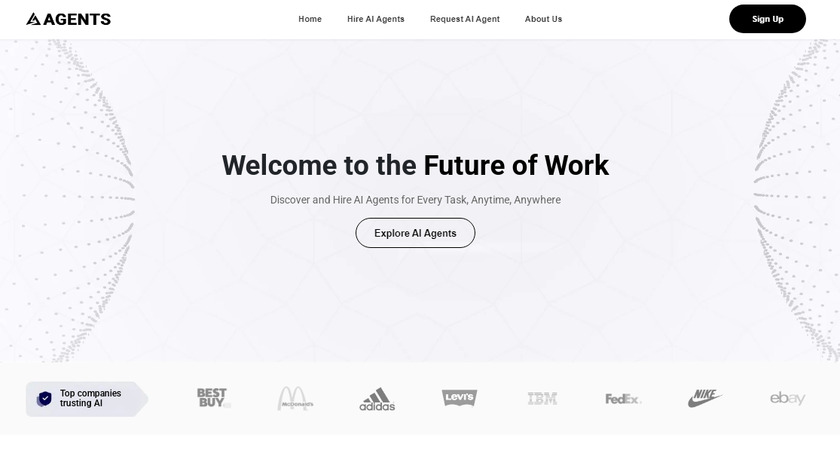ActionAgents.co Landing Page