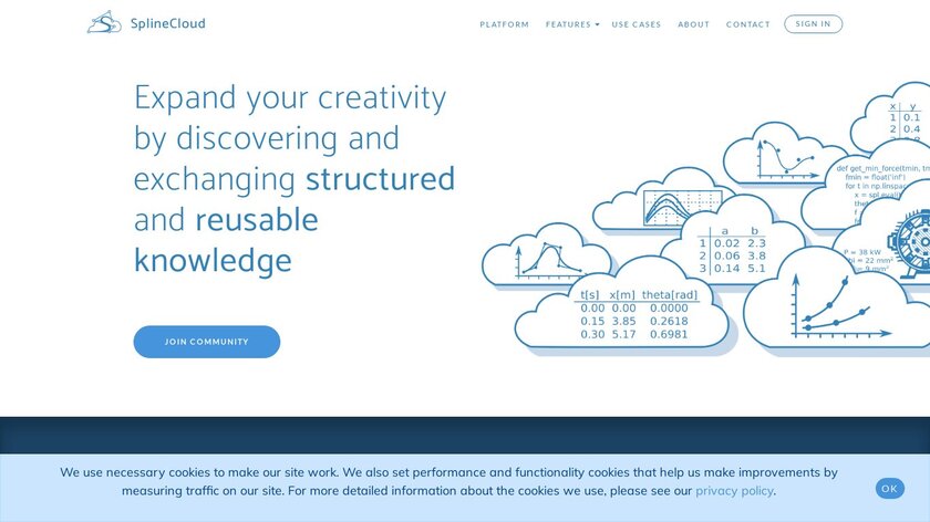 SplineCloud Landing Page