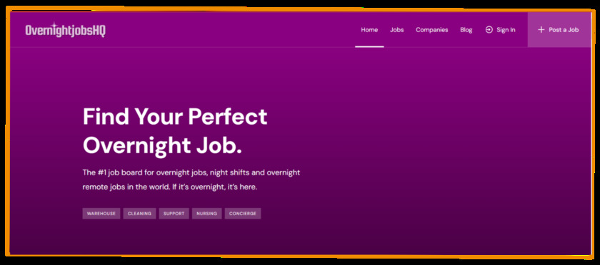 OvernightJobsHQ OvernightjobsHQ homescreen OvernightJobsHQ OvernightjobsHQ homescreen