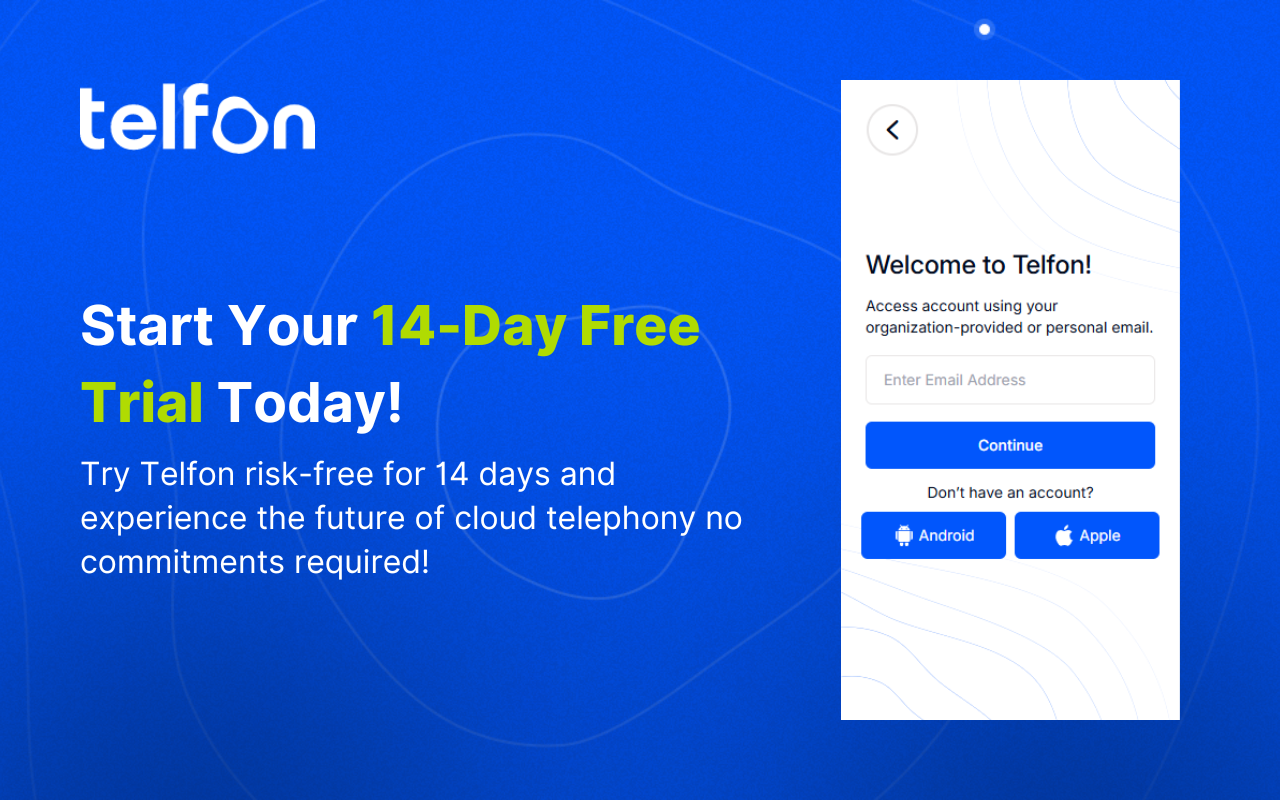Telfon 14-day free trial