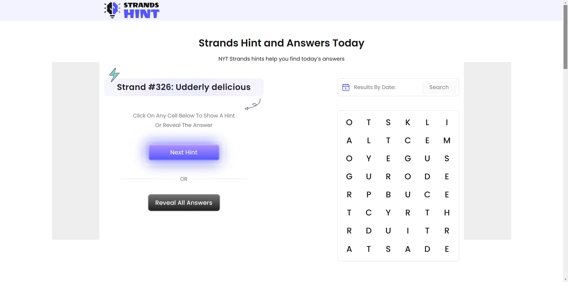 Strands-Hint.net 